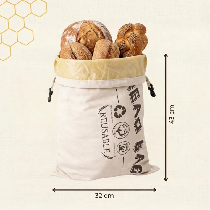 Waxbread™ Bolsa con Cera de Abeja Antihumedad